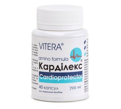 Kardilex, to normalize the activity of the cardiovascular system, 40 capsules 