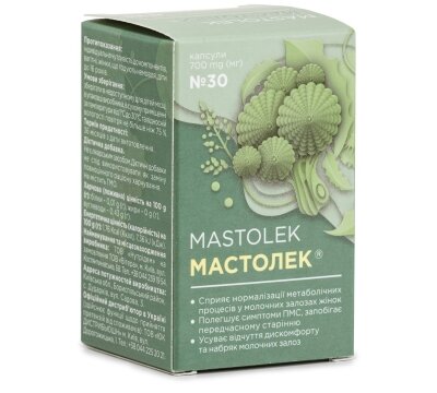 Mastolek, for the prevention of mastopathy and maintenance of women’s health, 30 tablets