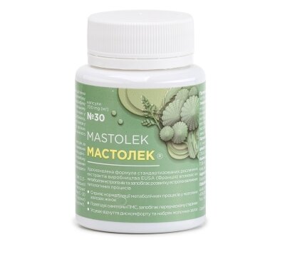 Mastolek, for the prevention of mastopathy and maintenance of women’s health, 30 tablets