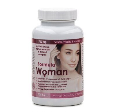 Жіноча формула, вітаміни для підтримки жіночого здоров&#039;я, 120 капсул 